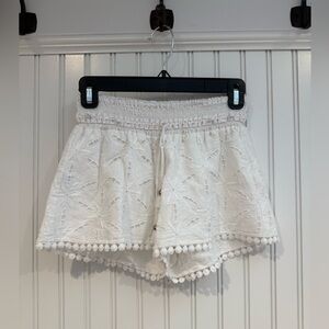 Positano Couture by Blitz Chic White High Waist Women's Shorts